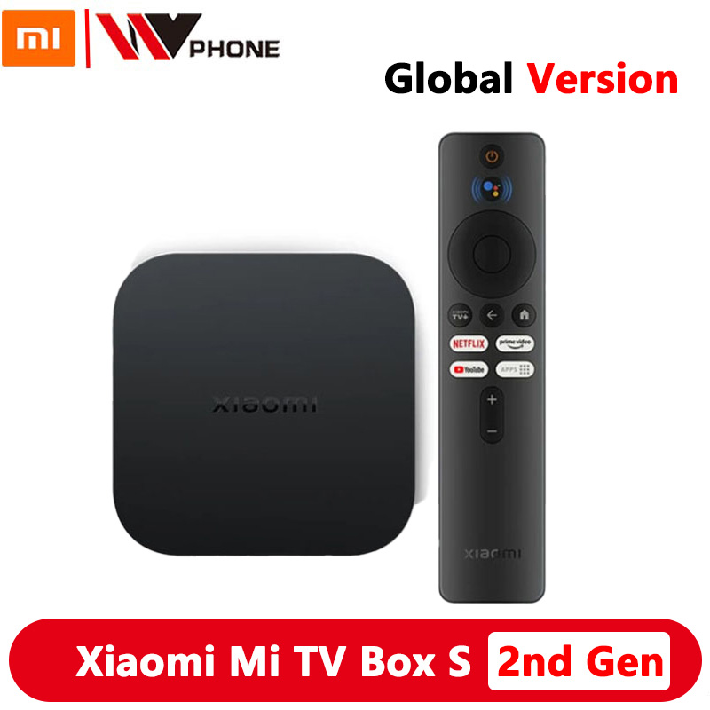 Xiaomi-Mi TV Box S versión Global, 2. ª generación, 4K, Ultra HD, BT5.2, 2GB, 8GB, Dolby Vision, HDR10 +, asistente de Google, reproductor inteligente Mi Box S