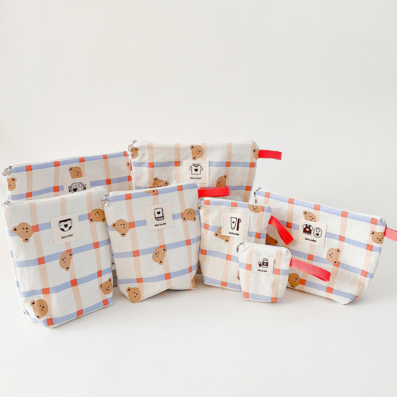 Waterdichte Babyluier Opbergtas 7 stks/set Kleuterschool Kinderkleding Luiers Organizer Wc Opslag Geneeskunde Bento Tas