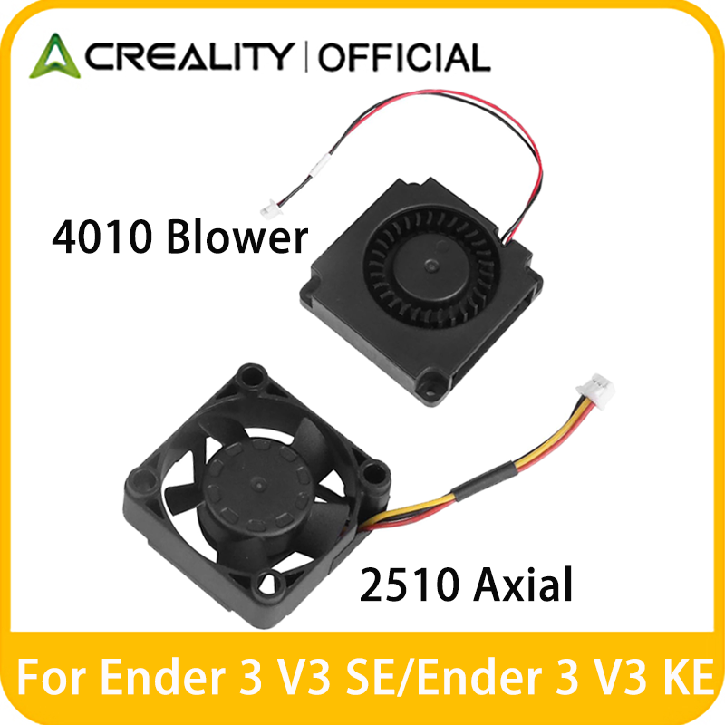 Oficjalne wentylatory Creality Ender 3 V3 SE, wentylator dmuchawy 4010 DC 24V, wentylator osiowy chłodzący 2510 do drukarki 3D Ender3 V3 SE/Ender3 V3 KE