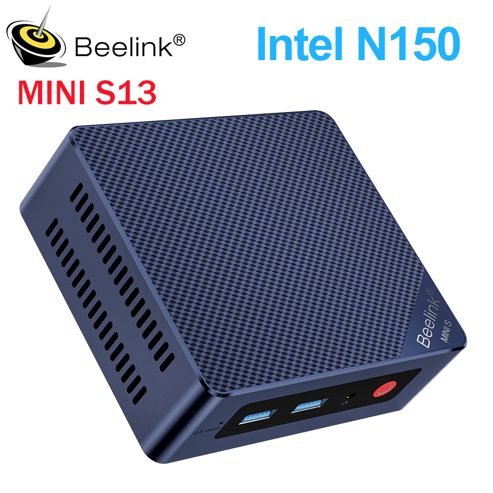 Beelink Mini S13 Intel Twin Lake N150 S12 Pro N100 16G 500G Windows 11 Mini S 11th N5095 DDR4 8 ГБ 128 ГБ Настольный компьютер N95