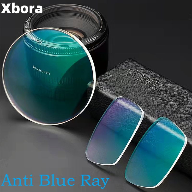 Xbora 1,56 1,61 1,67 1,74 CR-39 Asphärische Anti-UV Anti-Kratzer Anti-Reflexion Anti Blue Ray Optische Korrekturgläser 1 Paar