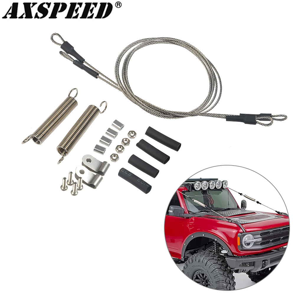 Стальные стойки конечностей AXSPEED для TRX6 TRX4 Axial SCX10 Tamiya CC01 MST D90 D110 1/10, модифицированные детали радиоуправляемого автомобиля