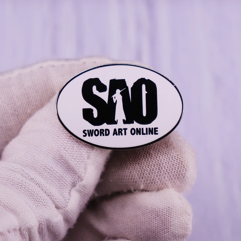 Sword Art Online Pin Broszka Cartoon Anime Odznaka