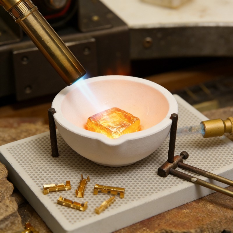Hochtemperatur-Quarztiegel 100-5000g – Schmelz-, Gieß- und Raffinierwerkzeug für Gold- und Silberöfen sowie Schmuckherstellungszubehör