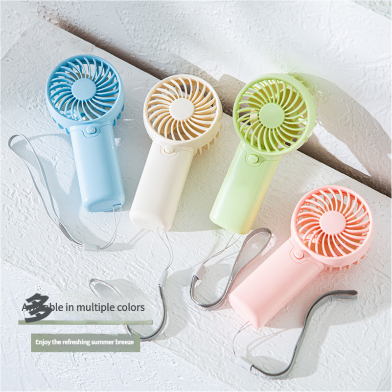 Handheld Fan Portable Pocket Mini AA Battery Powered Lightweight Air Cooler for Travel Outdoor Office Personal Use