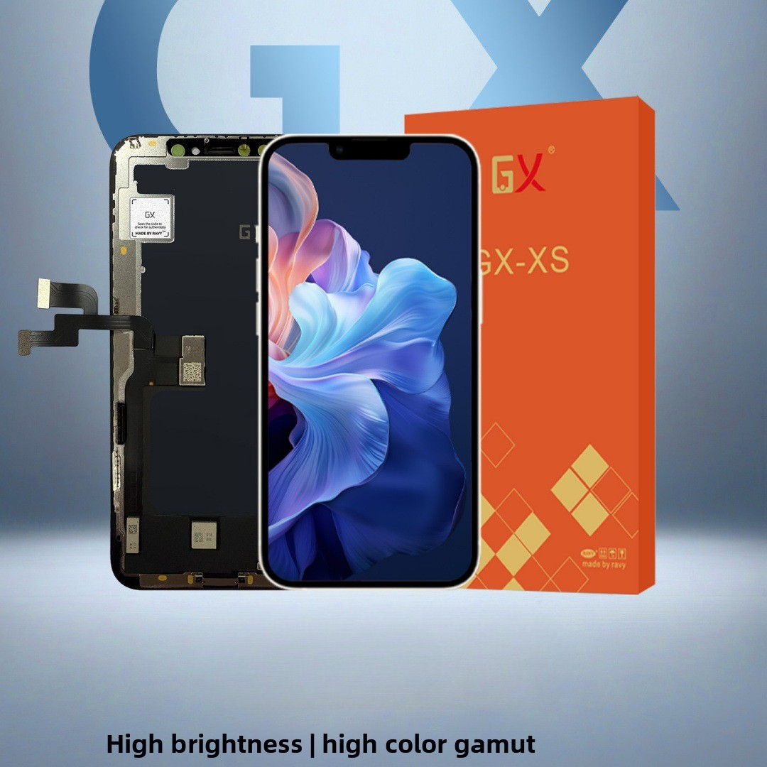 GX 100% OLED Screen For iPhone 11Pro 12 13 14 14 15 16 Display True Tone With 3D Touch Screen For iPhone Replacement With Tools