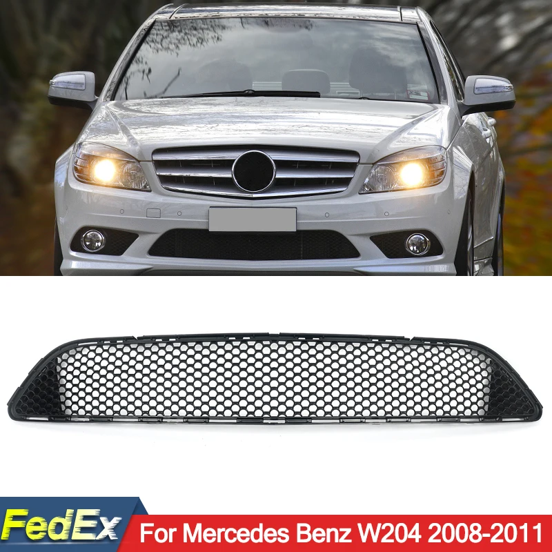 2048850153กระจังหน้ากันชนล่างสำหรับ Mercedes Benz W204 C300 C350 2008-2011
