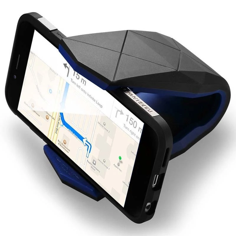 Clipe estilo boca de jacaré suporte de montagem em carro doca genuíno telefone móvel gps stealth painel suporte para iphone/galaxy/samsung