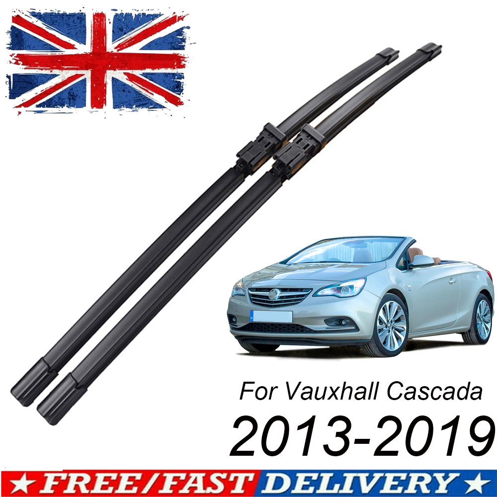 ใบปัดน้ําฝนด้านหน้า 27 "+ 25" สําหรับ Vauxhall Cascada 2012 เป็นต้นไปที่ปัดน้ําฝนพอดี
