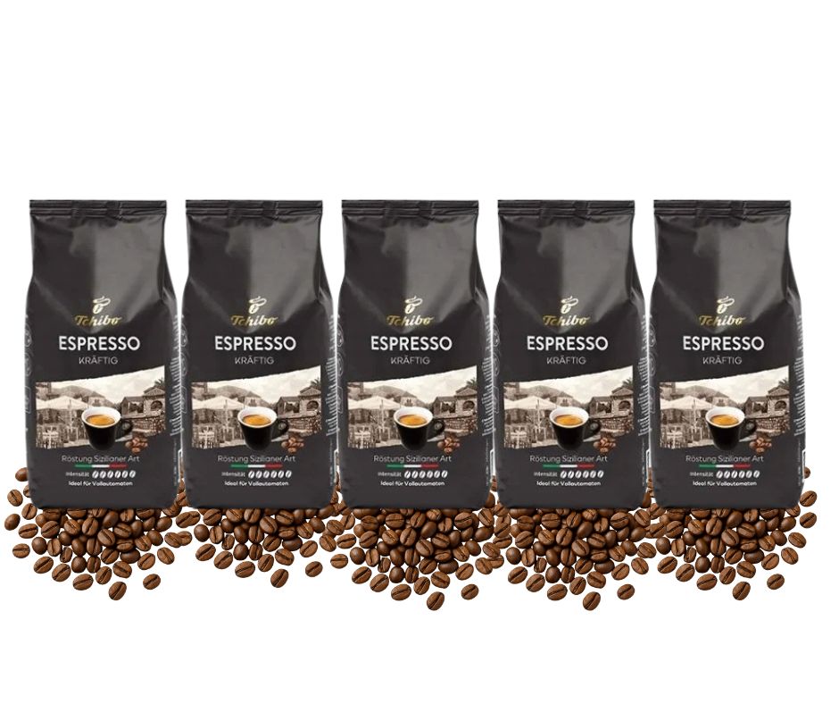 Tchibo Espresso Sicilia Style Kawa Ziarnista zestaw  5x1kg