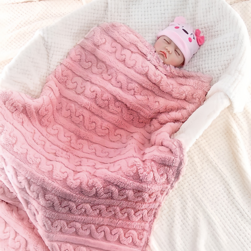 Couverture en peluche pour bébé, super douce et confortable pour filles et garçons, tout-petit moelleux, nouveau-né, 1 pièce