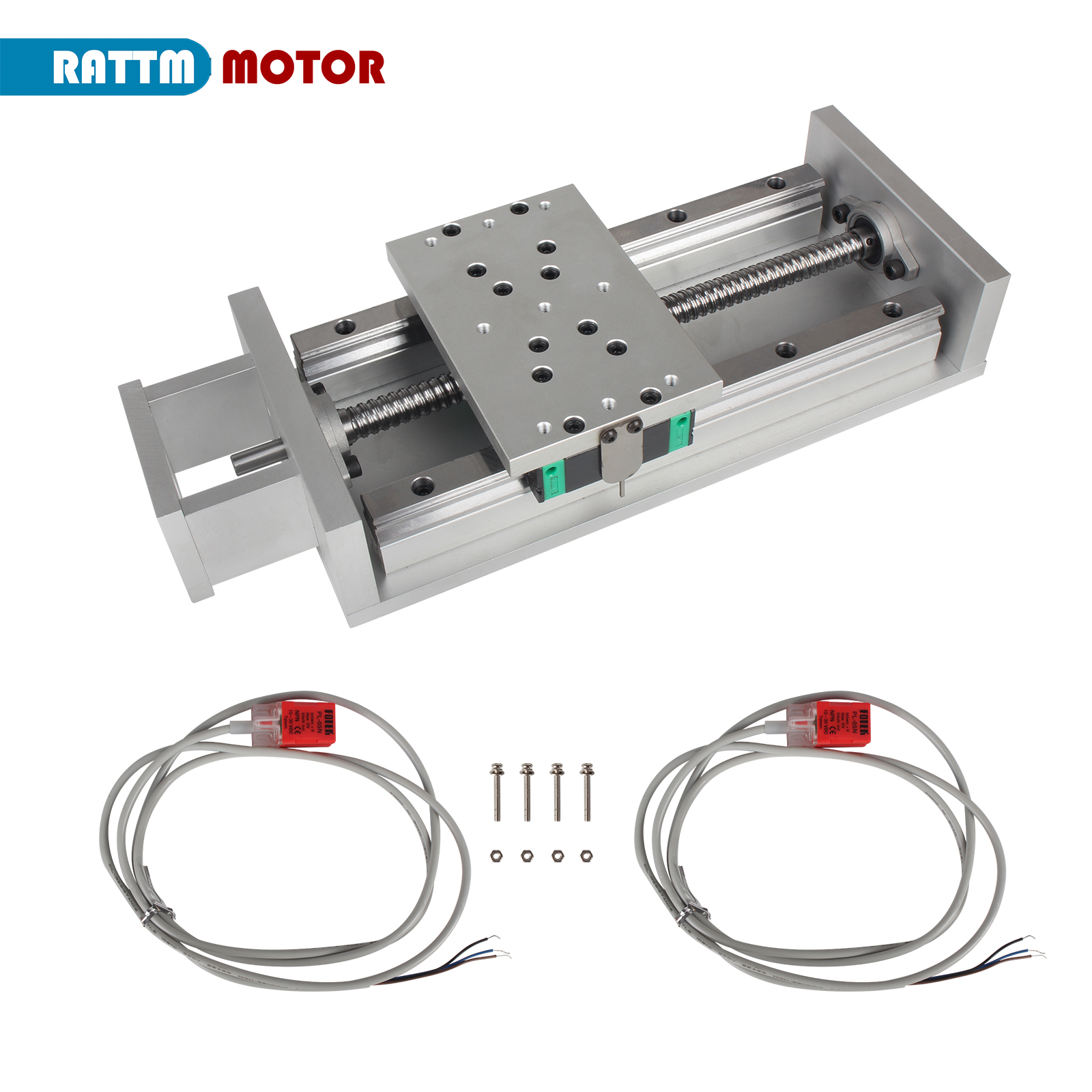 【EU】150mm de largura ZBX150 100 200 300 400MM CNC eixo Z guia linear mesa atuador de movimento grande capacidade de rolamento de carga