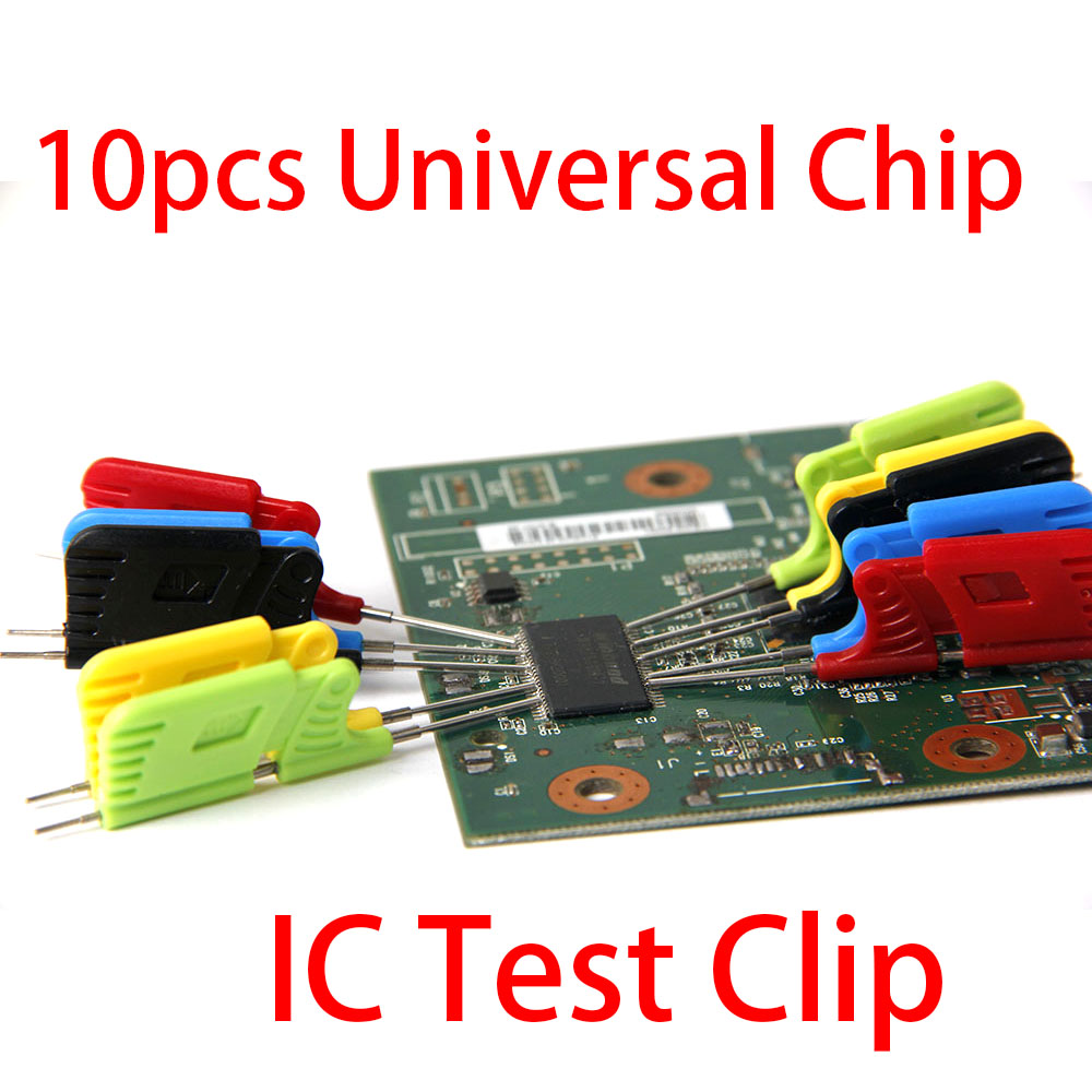 10 шт., универсальные микросхемы IC, зажим SOP SOIC TSSOP TSOP SSOP MSOP PLCC QFP TQFP LQFP SMD