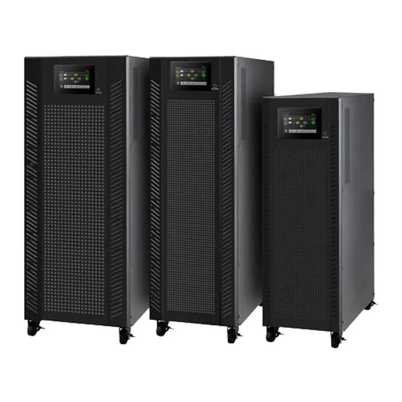 30KVA 40KVA 60KVA 80KVA ขนาดใหญ่แบตเตอรี่สํารองสูงความถี่ 3 เฟส UPS แหล่งจ่ายไฟสําหรับ Server Room Data Center