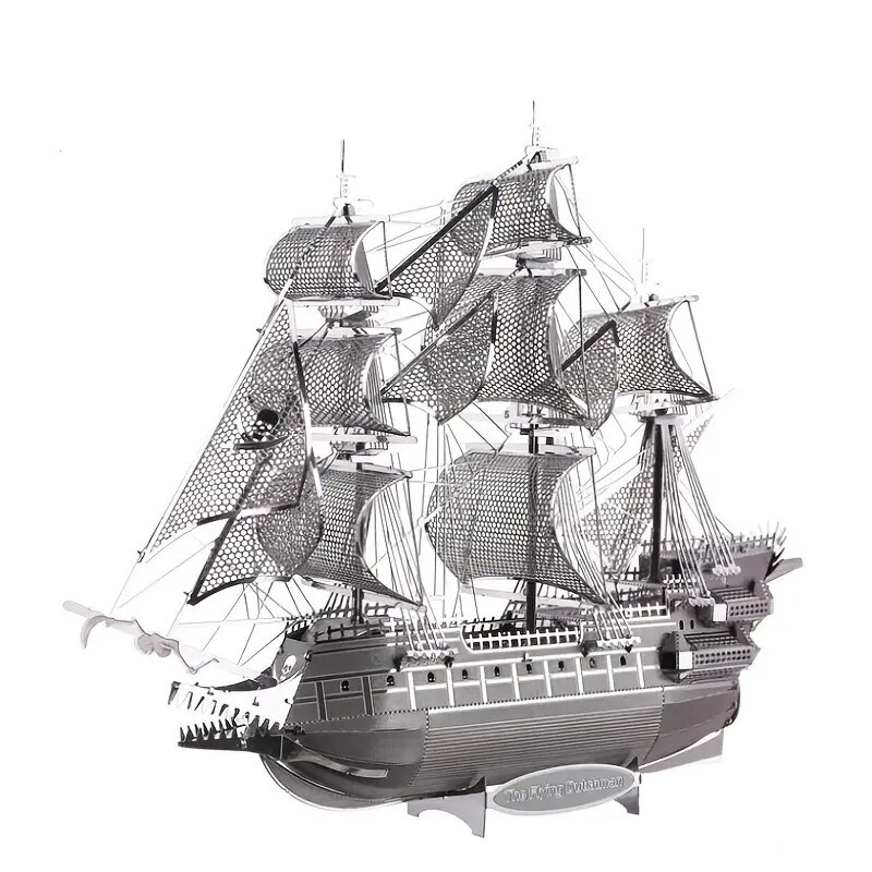 Fliegender Holländer 3d Metall-Puzzle-Modell-Kits diy laser geschnittene Puzzles Puzzles für Kinder