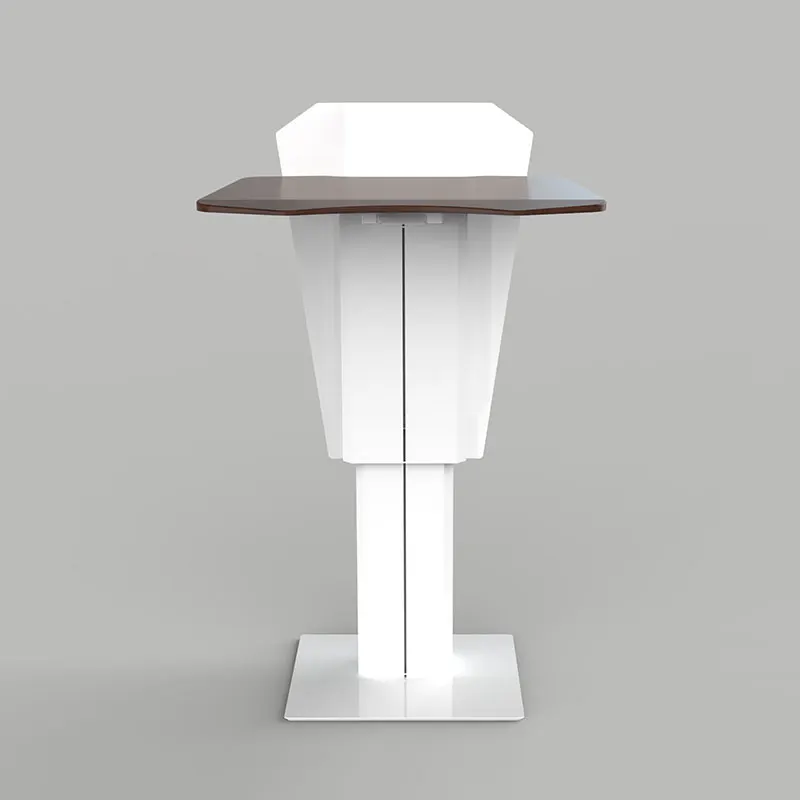 Pupitre élévateur électrique pour conférence, table de conférence, bureau de réception moderne simple, bureau de guide d'achat, table d'hôte