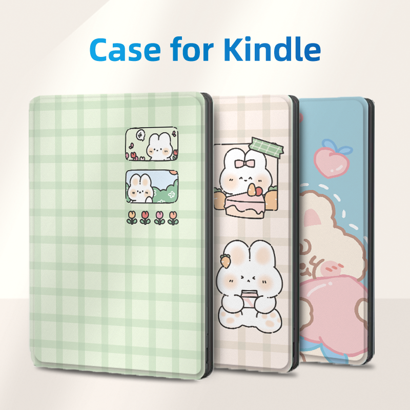 Pokrowiec ochronny Twosheep Kindle, odpowiedni dla Kindle paperwhite 12. generacji 7 cali i Kindle 11. generacji, z etui z klapką