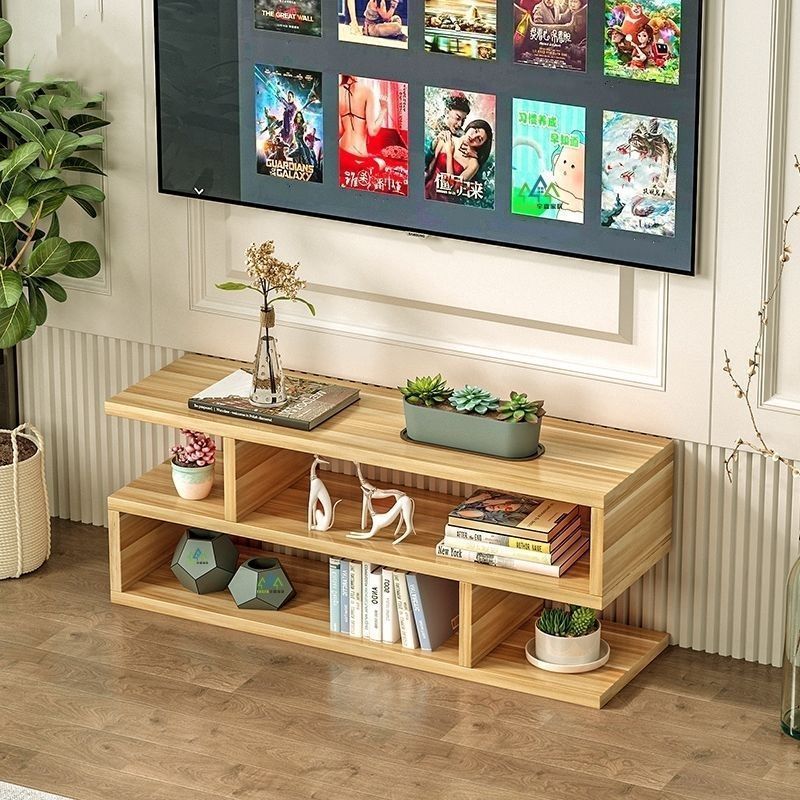 Woonkamer, slaapkamer, tv-meubel, salontafelkast, mini-minimalistische vloer, ruimtebesparend, minimalistische salontafelcombinatie