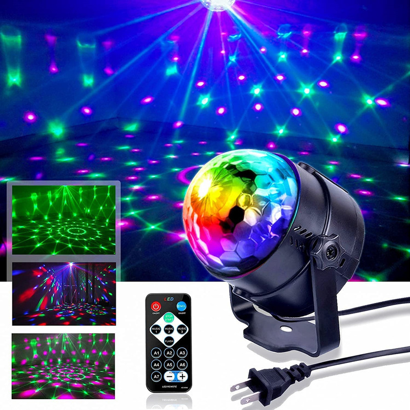 LED Kristall Farbe Magic Ball Lichter Rotierenden RGB LED Bühne Glühbirne Lampe für Ktv Bar Disco Party DJ Weihnachten Effekt Decro