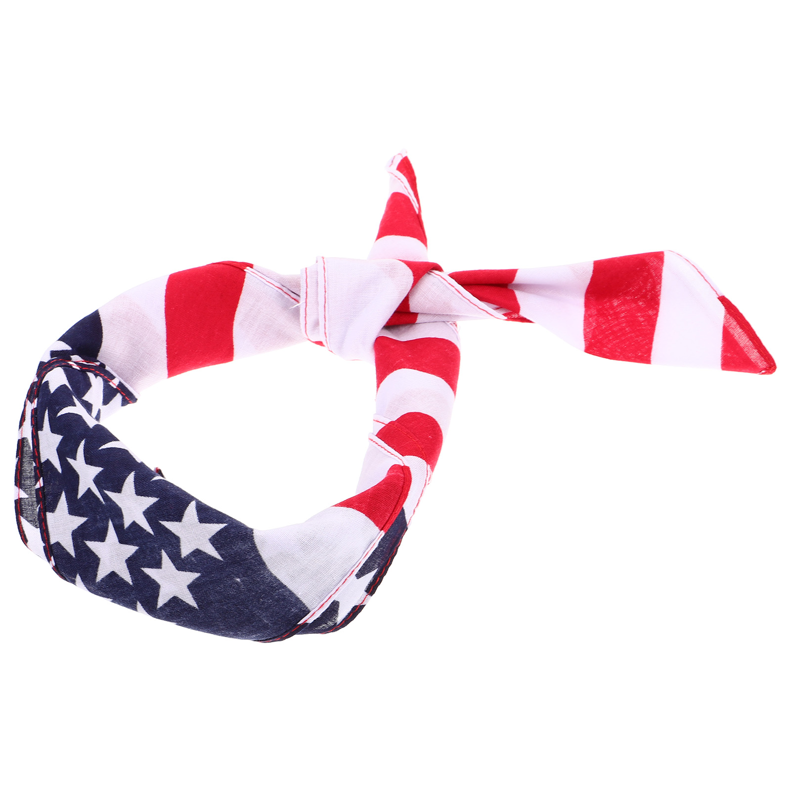 Bolso quadrado Headband dos homens, Bandeira americana Lenço do pescoço, Cabeça Cabelo Wraps, Impresso Hijab, Cetim Lenço