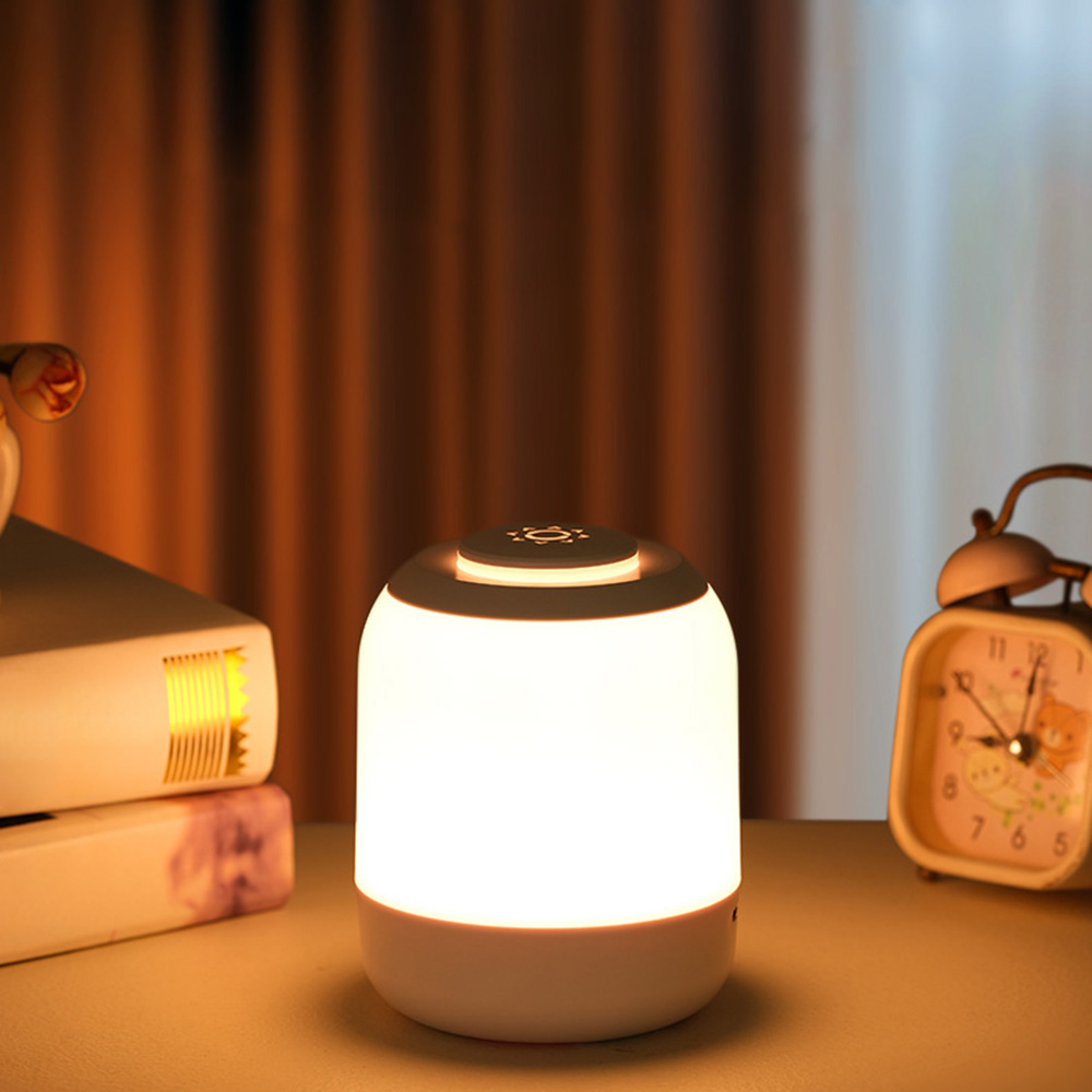 LED-Nachtlicht, Touch-Lampe, 3-farbig, dimmbar, Nachttischlampe, Schlafzimmerlampe mit Touch-Sensor, tragbare Schreibtischlampe, Licht für Kindergeschenke