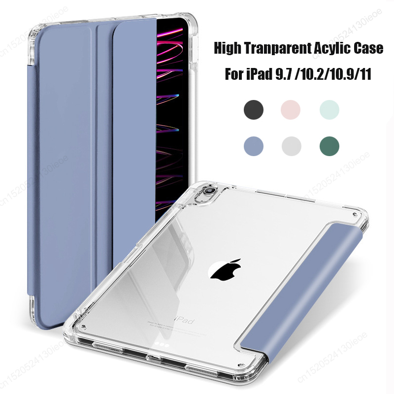 Para ipad caso para ipad 10 10th geração 2024 pro 13 12.9 11 3th air 11 "13" 4 5 10.9 ipad 10.2 7th 8th 9th 9.7 5th 6th capa