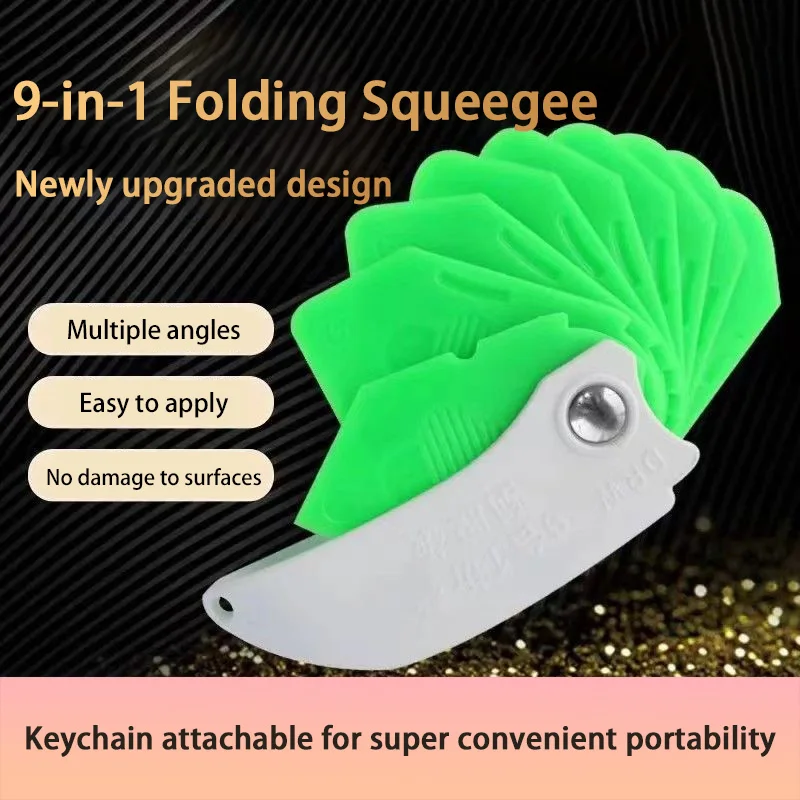 Espátula de Silicone 9 em 1 para Calafetagem Doméstica, Ferramenta Profissional para Aplicação de Selante, Remoção de Rejuntes de Azulejos e Janelas, e Remoção de Selante de Juntas