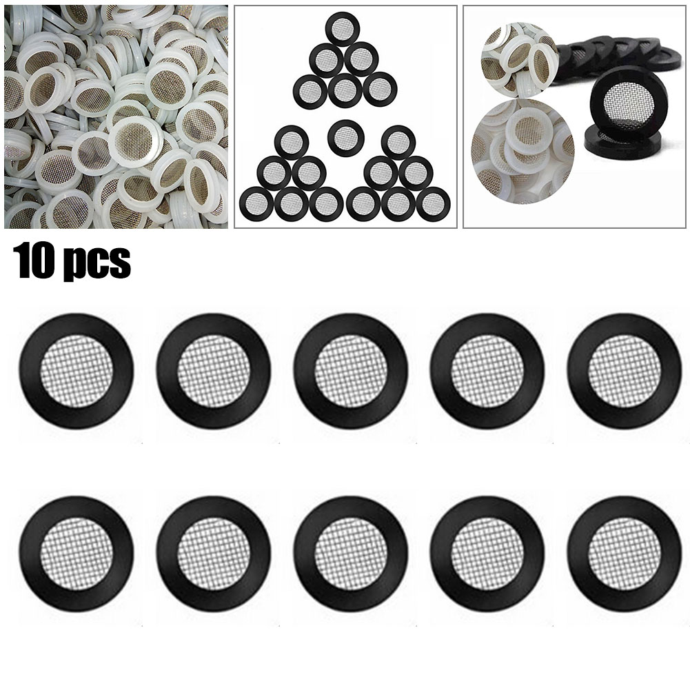 Filtros de montaje para grifo, arandela para válvula de ducha, colador de manguera, arandela de gasa, se adapta a tamaño de 3/4 pulgadas, accesorio de cocina