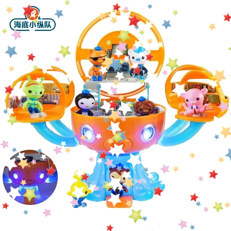2025 les Octonauts poulpe château requin aventure Plsyset Barnacles Peso Kwazii figurine scène modèle jouet enfants anniversaire