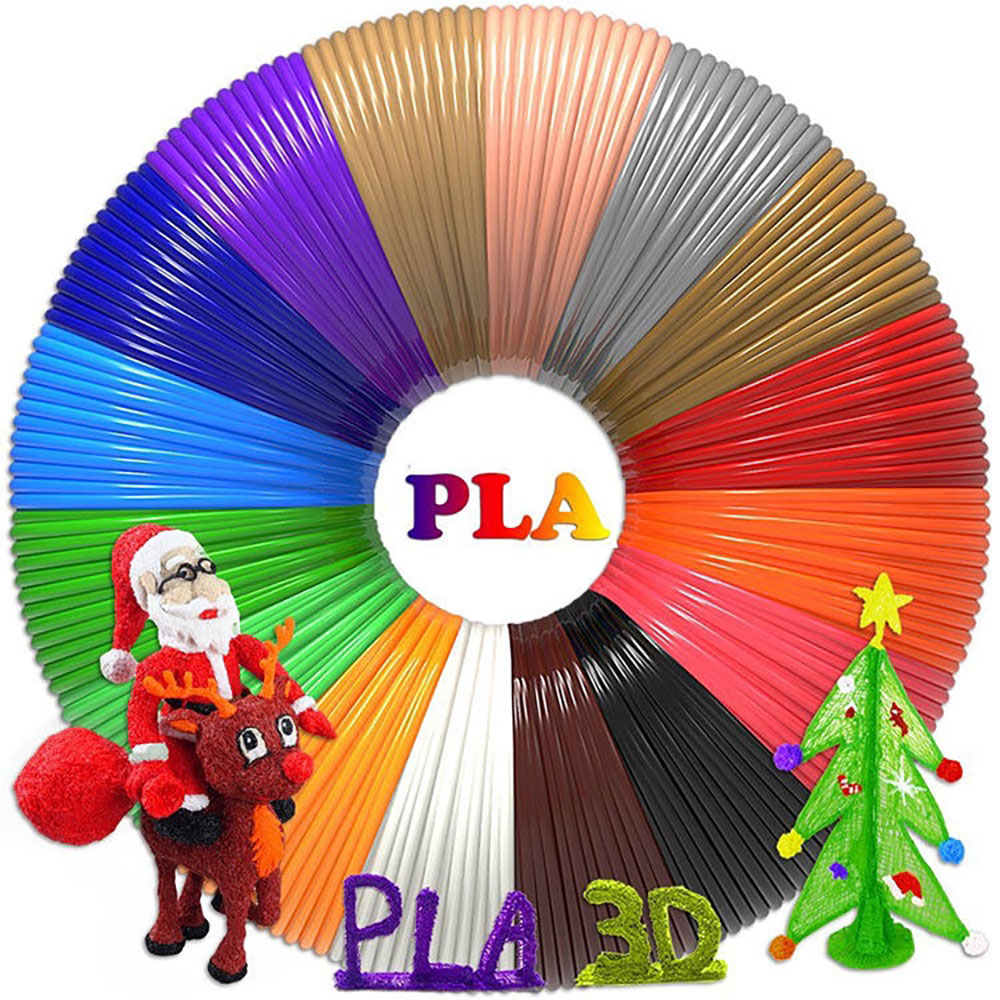 PLA 3D การพิมพ์ปากกา Filament 10/12 สีเส้นผ่านศูนย์กลาง 1.75 มม.18M 36M 50M วาดรสจืดพลาสติกวัสดุสําหรับ 3D เครื่องพิมพ์ 3D ปากกา