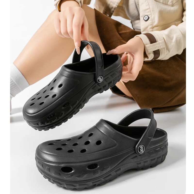 Zomer Dames Klompen Vrouwelijke Sandalen Dikke Bodem Thuis Slippers Zachte EVA Droge Wiggen Platform Tuinschoenen Strand Sandalen Thuis Slippers