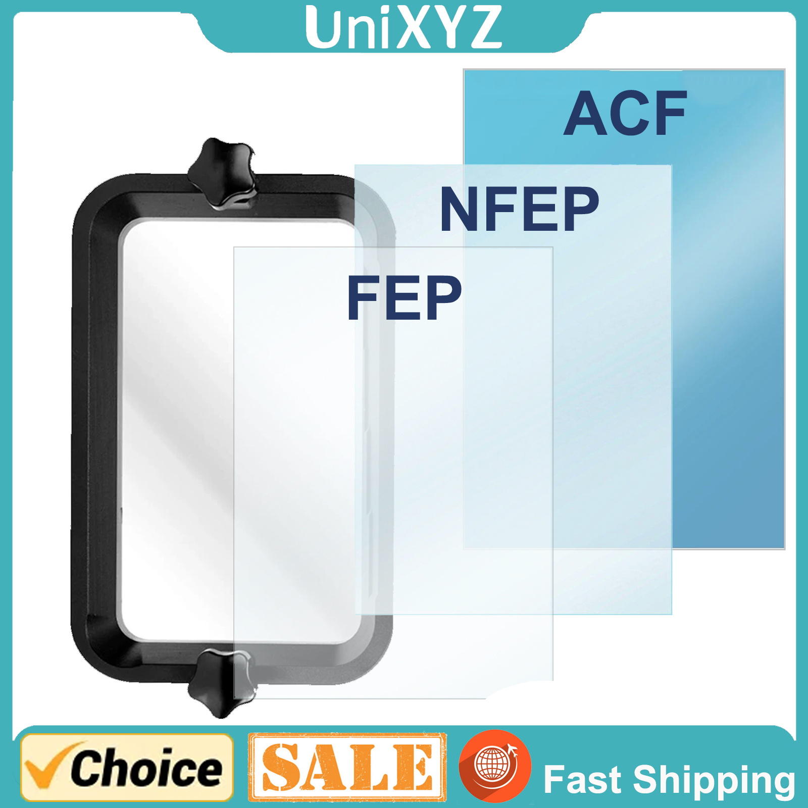 2 STKS FEP FPA nFEP ACF Release Film voor Elegoo Saturn Mars 2 3 4 Ultra Anycubic Photon M5 M7 Max Pro Mono Creality Halot Mage S