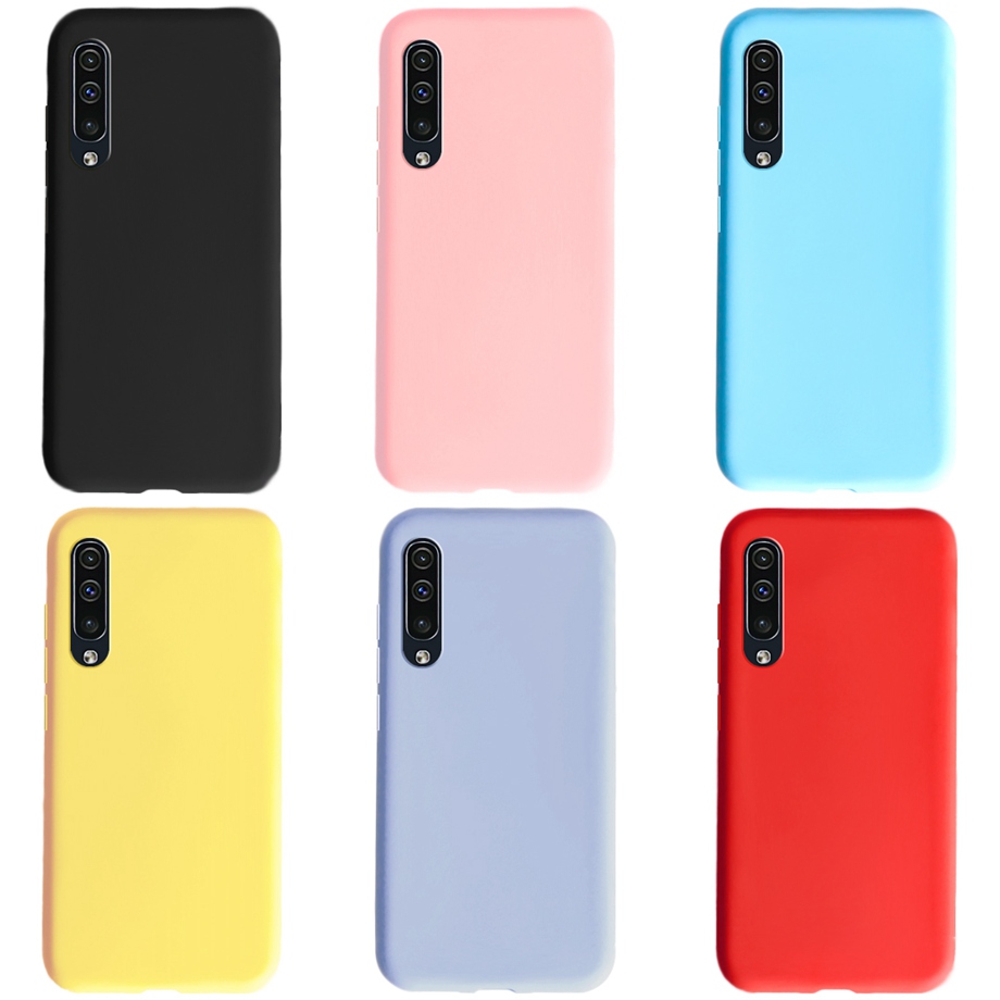 Custodia per telefono per Samsung Galaxy A30s Custodia carina in silicone nero opaco Cover posteriore per Coque Samsung A50 s A50s A 30s Custodia Cover