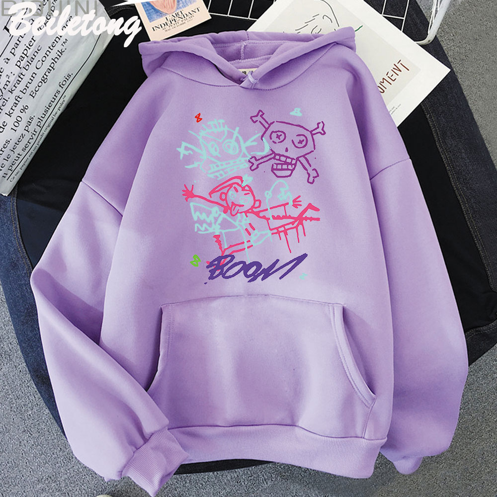 Arcane Jinx Sudadera con capucha estilo mono Graffiti bonito estampado amantes del juego Tops ropa de calle mujeres/hombres sudaderas tamaño europeo jerseys con capucha
