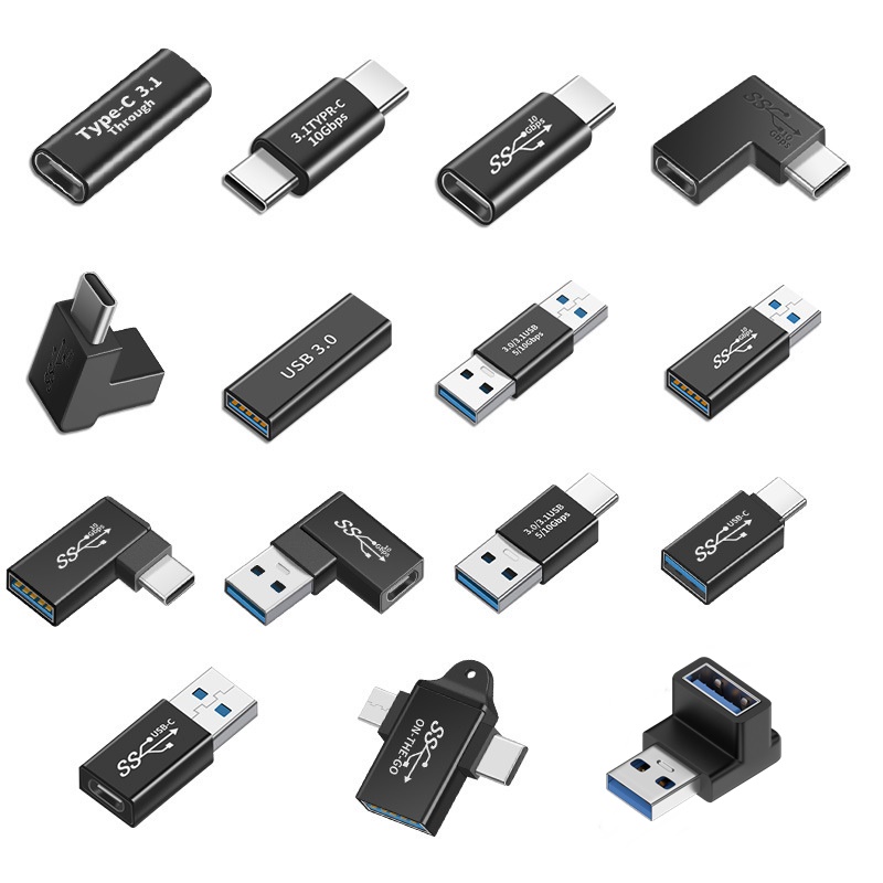 ユニバーサル USB 3.0 OTG タイプ C アダプタ 10Gbps USBC オス - USB メス USB-C コンバータ Macbook Samsung タブレットコネクタ PC 用