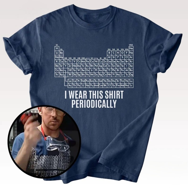 Футболка Dr Grace's Periodic Table Shirt Project Hail Mary Tshirt Jazz Hands I Wear This Shirt Periodically Funny Amaze Graphic T Shirts