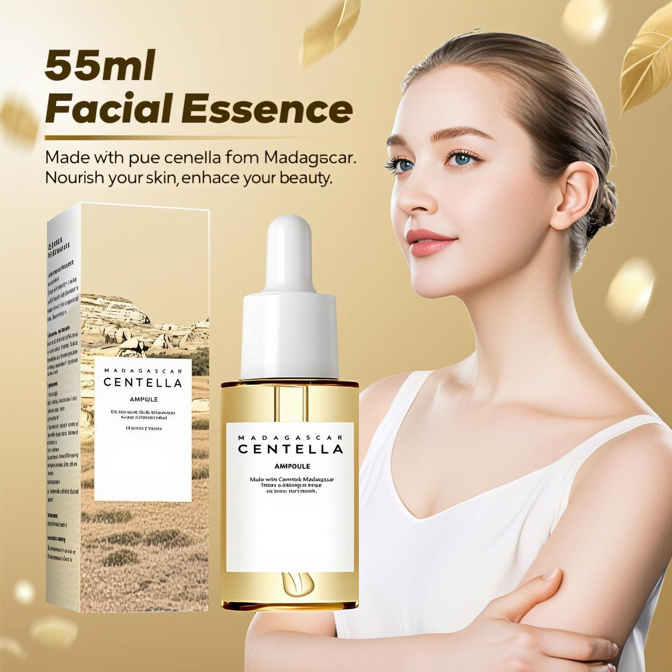 Suero iluminador Centella Asiatica: calma la irritación, reduce las rupturas, equilibra el sebo y diminue las marcas oscuras para una piel clara.