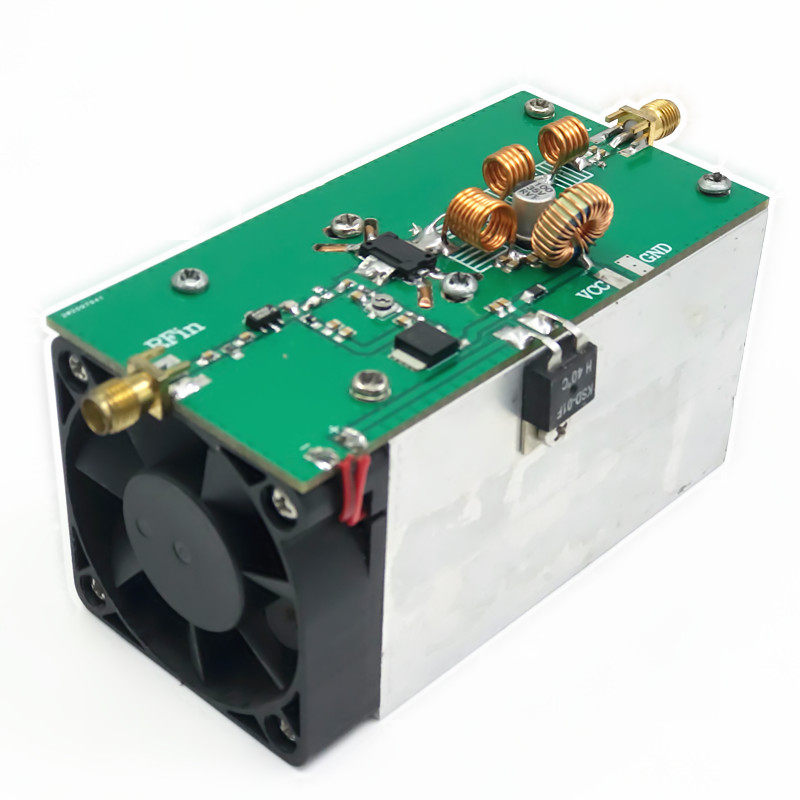 1 pièce Amplificateur de puissance radio RF VHF 144 MHz 25 W AMP DMR + dissipateur thermique + ventilateur
