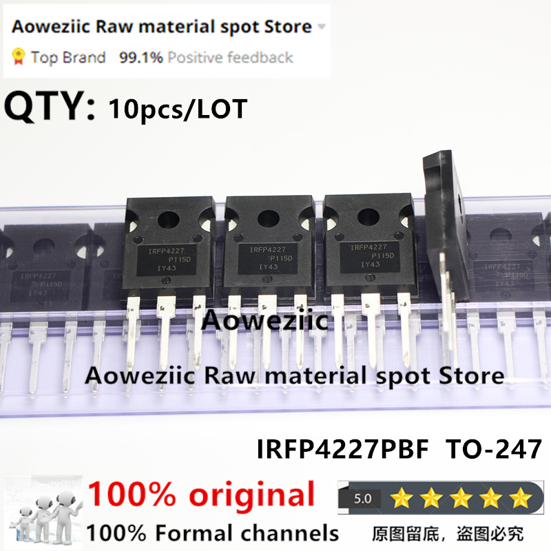 Aoweziic 2024 + 100% nouveau importé Original IRFP4227PBF IRFP4227 TO-247 canal N MOS FET 200 V 65A