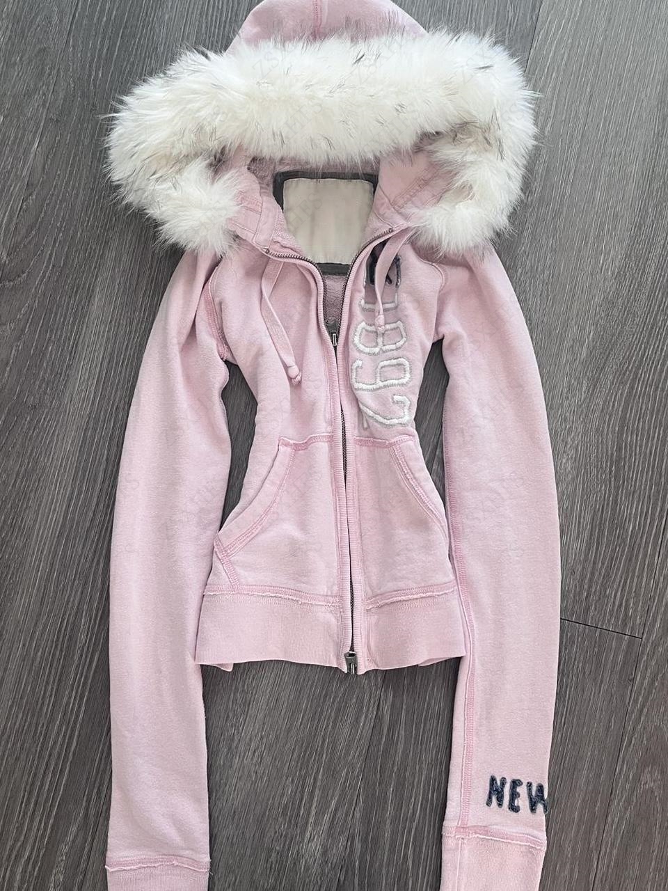 Толстовки женская одежда 2000-х годов Лето Розовый Girly Fix Fox Aesthetic Kawaii Y2k Sweet Толстовка на молнии в стиле панк Свободная толстовка Пальто Y2k