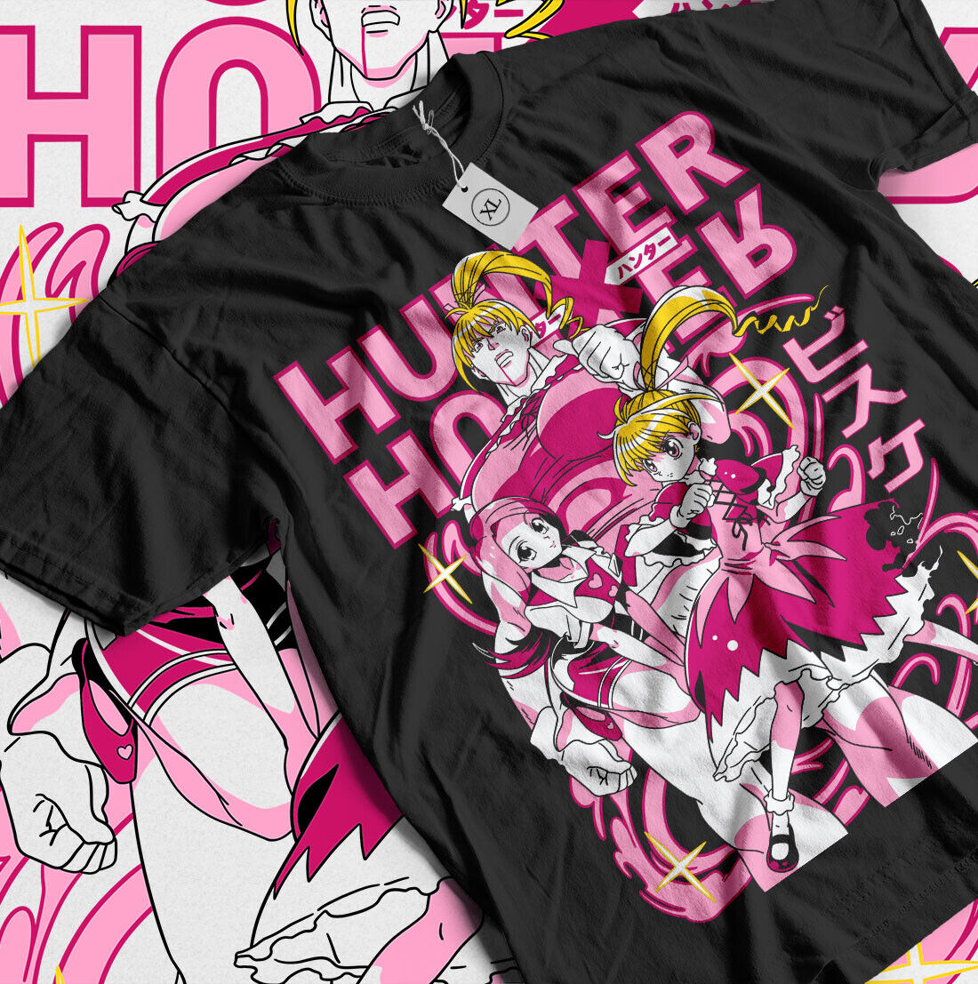 Hunter X Hunter T-Shirt Gon Killua Anime Manga biscuit Girl Gift Shirt All Size