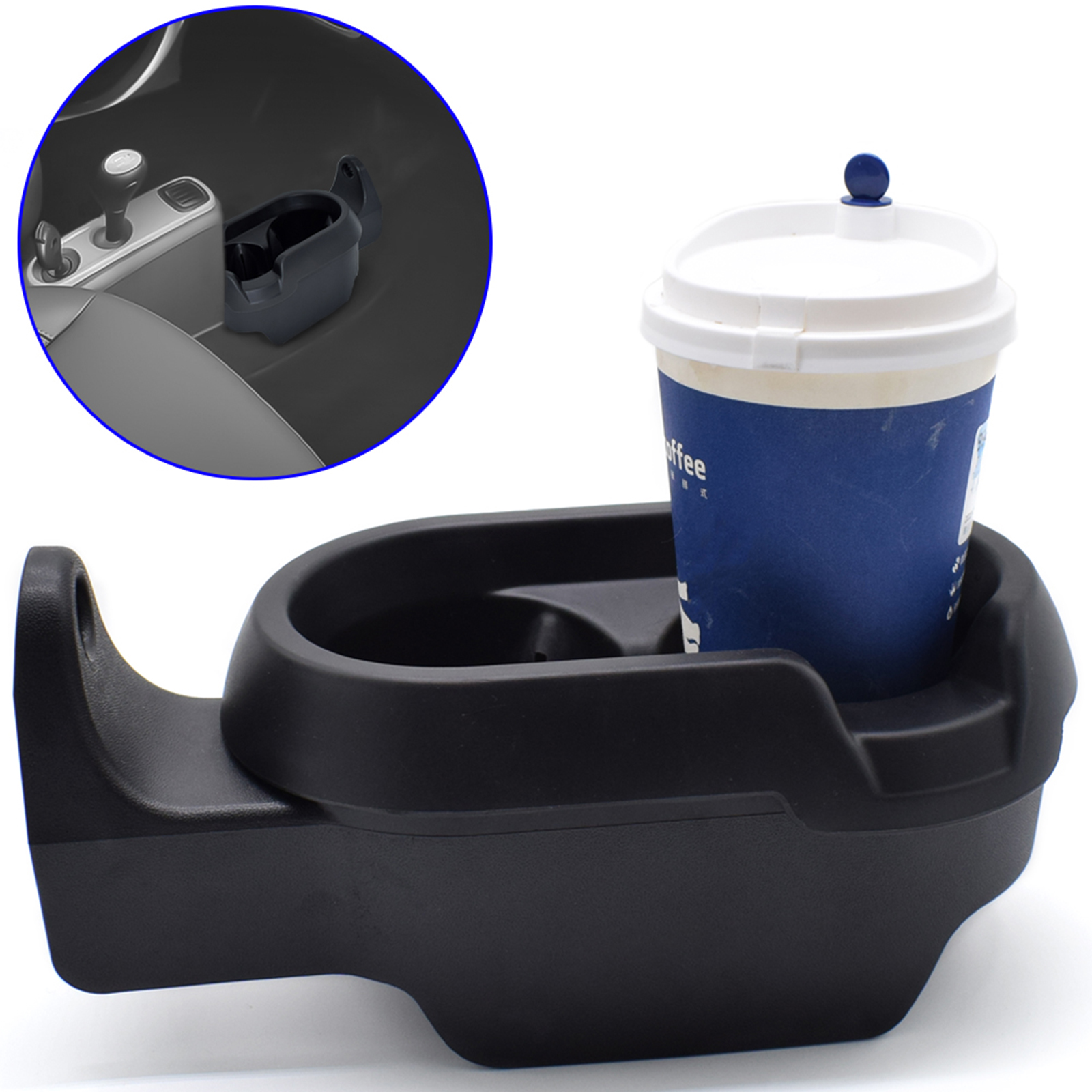 Dla Benz Smart Fortwo 450 451 1998 - 2005 2006 2007 - 2014 Konsola środkowa Klucz do napojów Kubek Uchwyt na kawę Pojemnik Akcesoria samochodowe