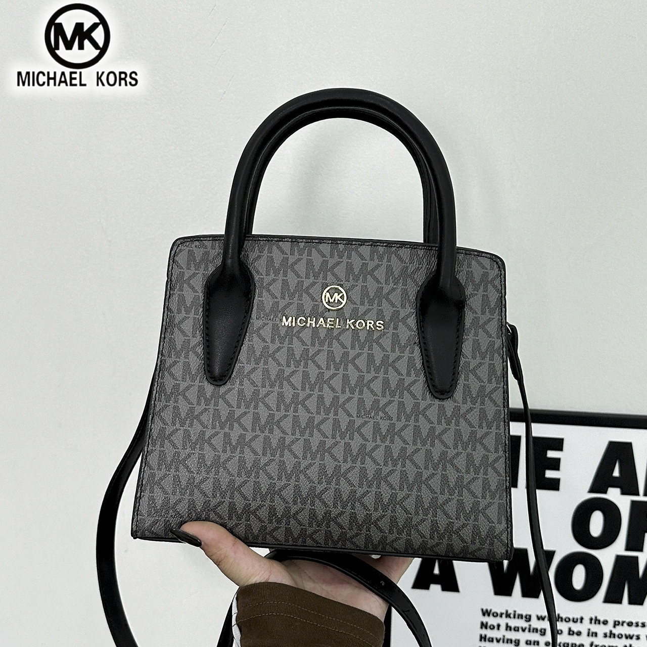 Nuevo Bolso de Hombro Casual de Moda para Mujer Michael Kors, Bolso de Mano MK, Bolso de Viaje de Negocios, Bolso Multifuncional con Letras