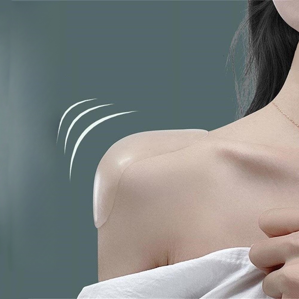 3D samoprzylepna silikonowa nakładka na ramię naturalnie miękka oddychająca antypoślizgowa gąbka na ramię Push-up Pad DIY ubrania narzędzia do szycia