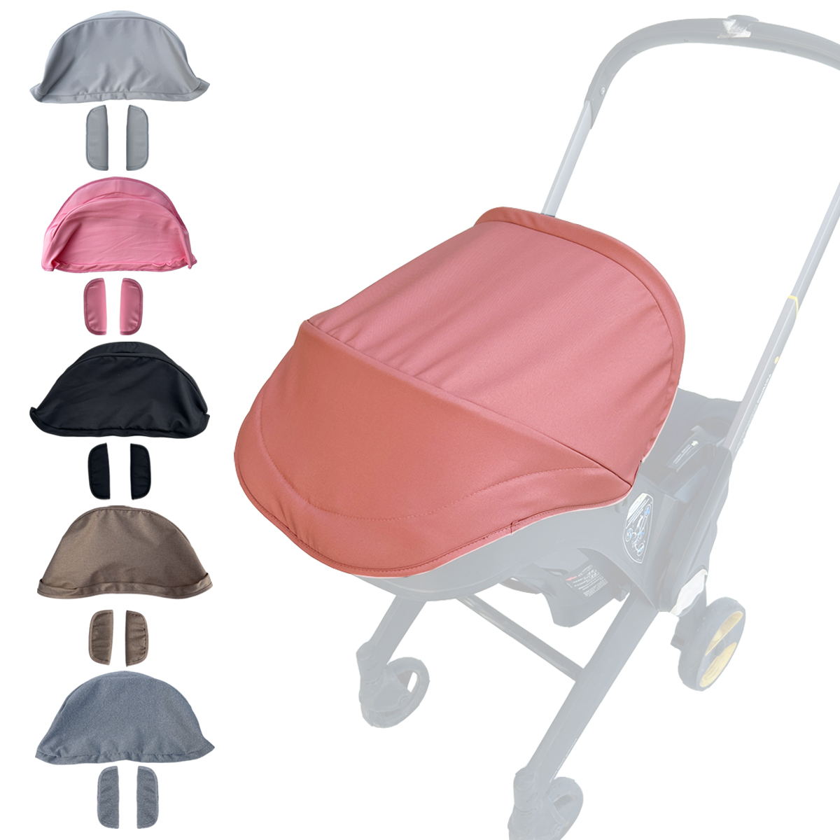 Сменный тент для коляски Mom Tan, совместимый с автокреслами и колясками Doona+ и Doona i - прочная дышащая ткань