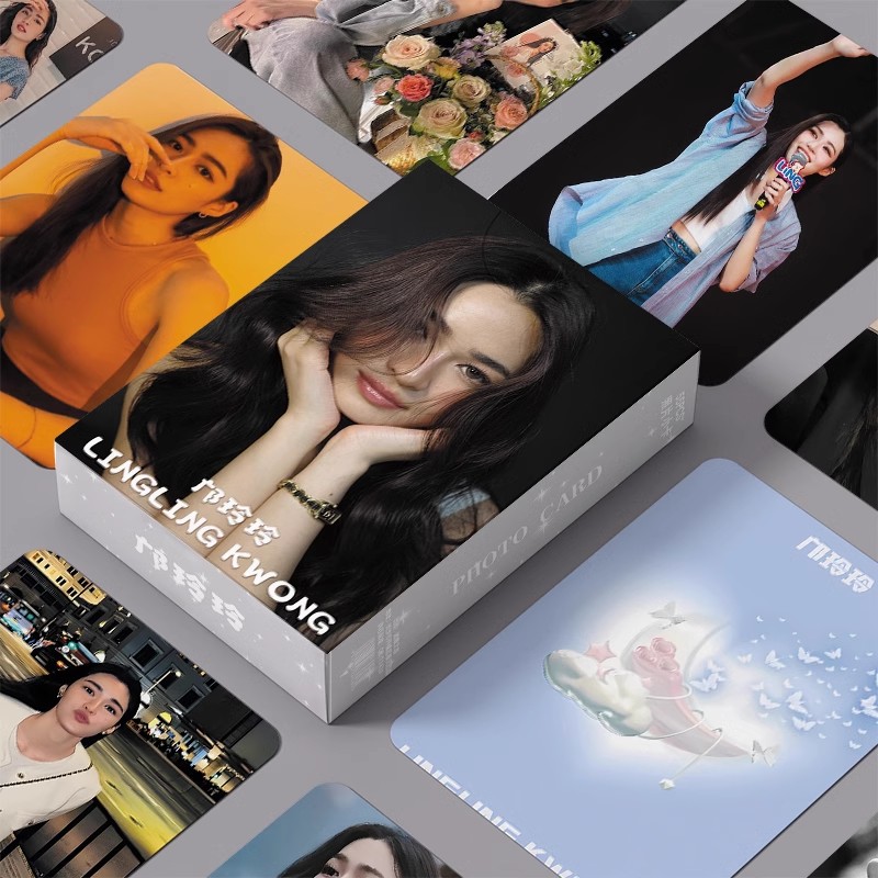 55 Pcs/Set Thai Star LingOrm Laser Lomo Card Drama The Secret of Us Ling & Orm Characters HD Photocard Fans Collection Cards