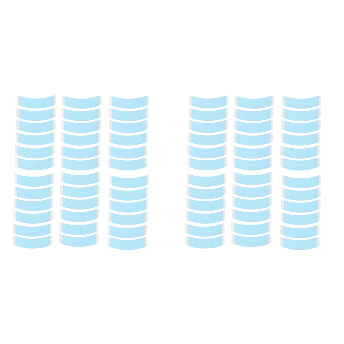 A71P 72Pc 슈퍼 강한 듀오 가발 더블 테이프 슬리 팅 라인 양면 접착 확장 헤어 스트립 Toupees/레이스 가발