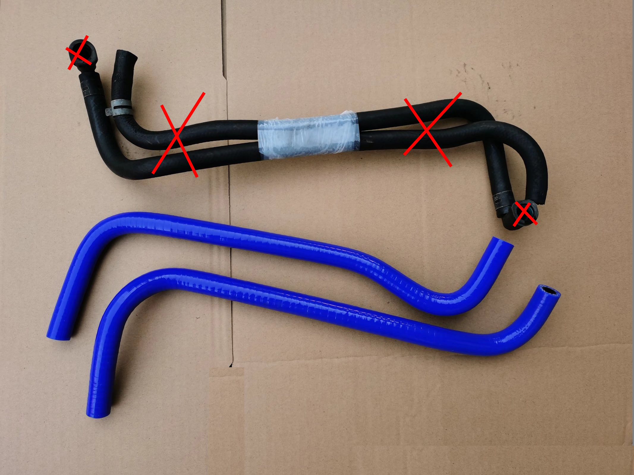ท่อซิลิโคนท่อสายน้ํามัน 1J 0133699 A สําหรับ Audi A3 8L1, Volkswagen Golf IV Bora, ที่นั่ง Leon I Toledo II, SKODA Octavia I