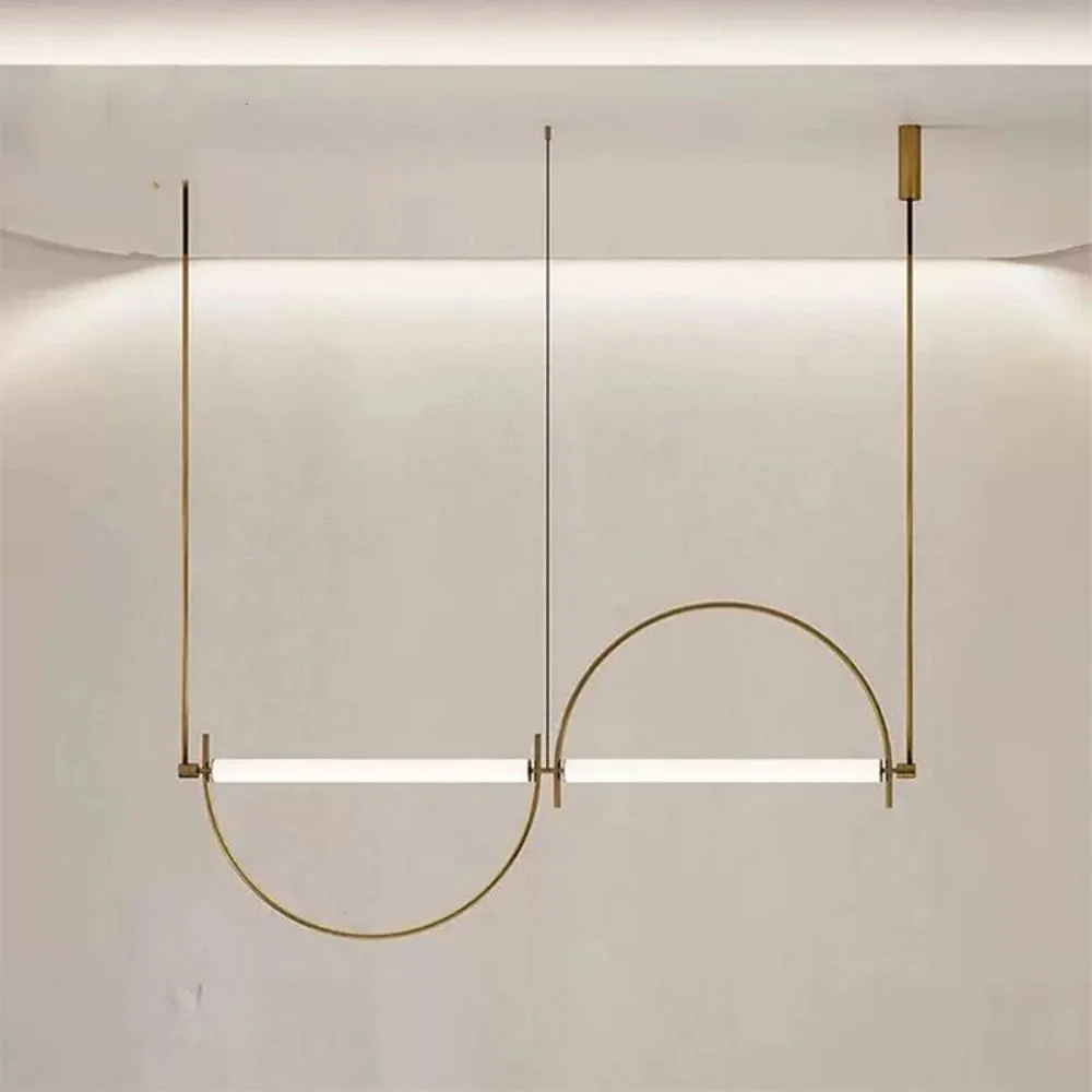 Minimalist Design Hanging Led Chandeliers Pendant Lights forLiving Room Office Bedroom Indoor Home Villa