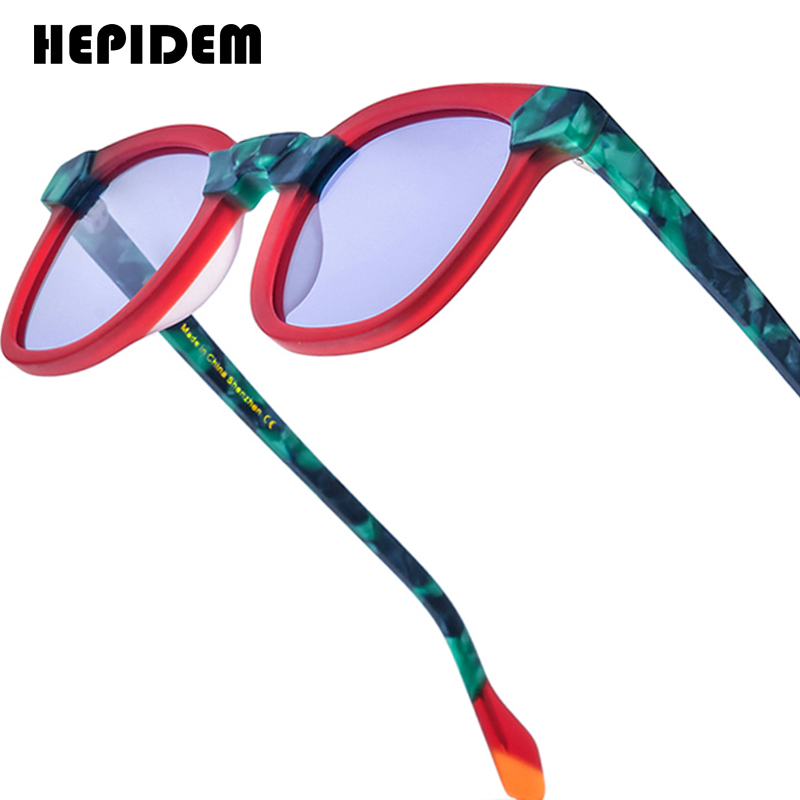 HEPIDEM – lunettes de soleil polarisées en acétate pour femmes, nouvelle collection, tendance, marque célèbre, designer haut de gamme, vintage, carrées, gm y2k 9269